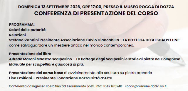 CONFERENZA DI PRESENTAZIONE DEL CORSO
